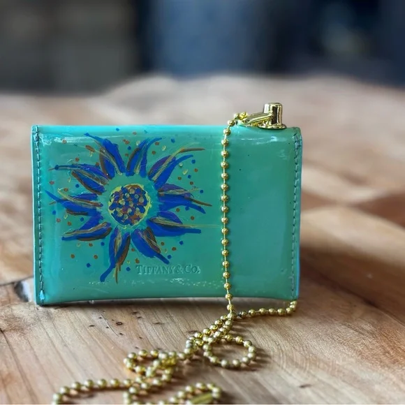 Tiffany & CO repurpose credit card wallet vintage - Picture 4 of 12